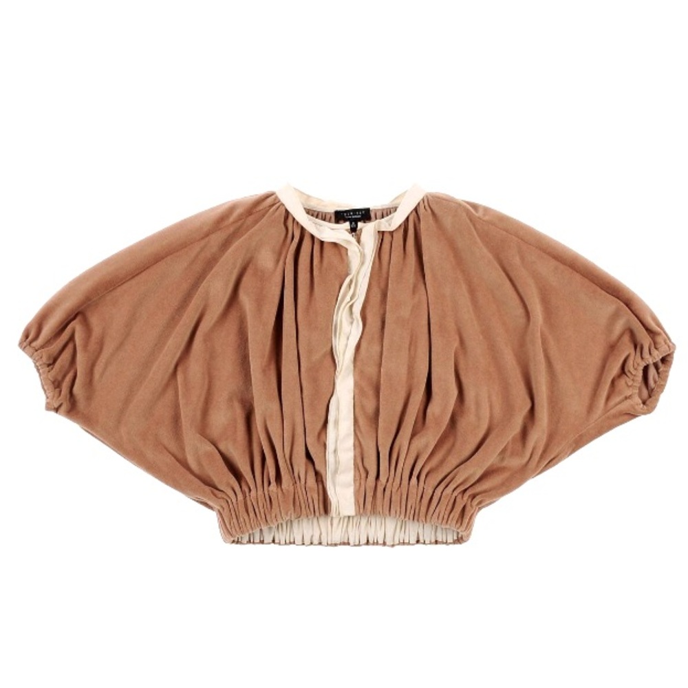 Twin-Set Girls Jacket Velvet Brown